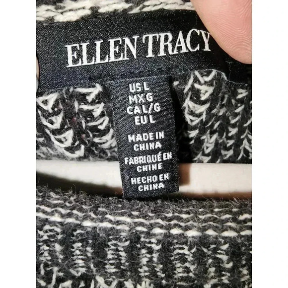 Ellen Tracy High-Lo Sweater L - Picture 2 of 6